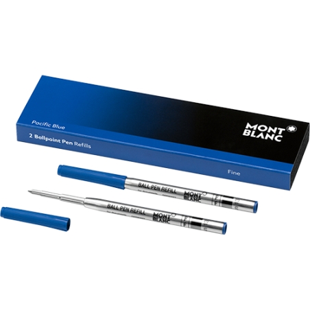 Recharge Stylo Bille Montblanc - Couleur : Pacific Blue - Taille : Fin