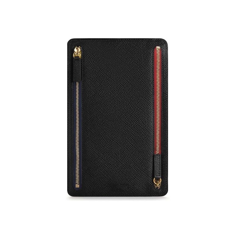 Étui à devises Smythson - Panama Noir