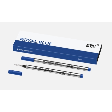 2 recharges de rollerball (F), Royal Blue - Montblanc