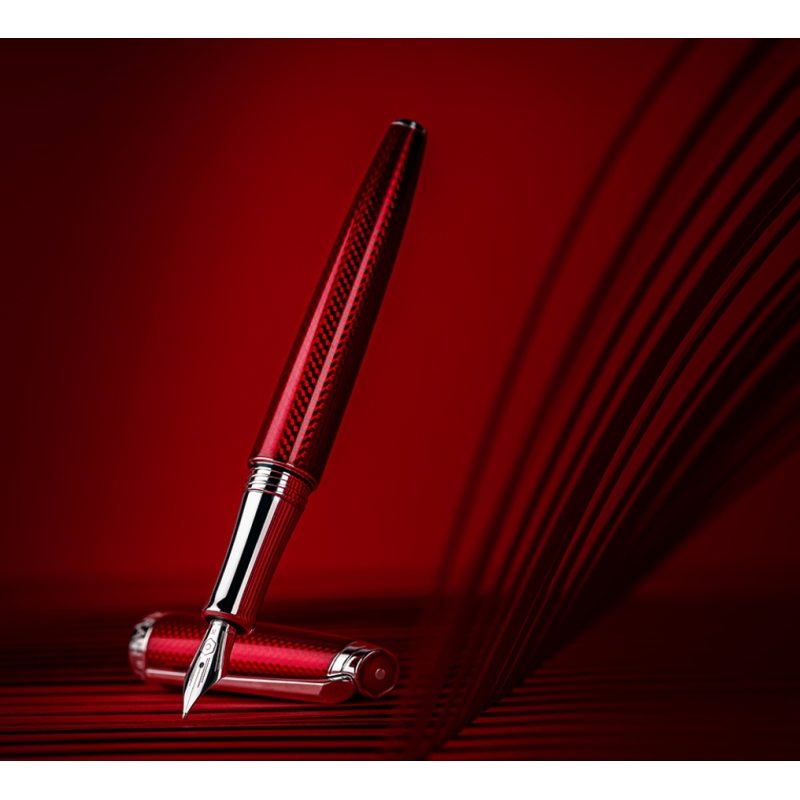 Stylo Plume LÉMAN Rouge Carmin - Caran d'Ache