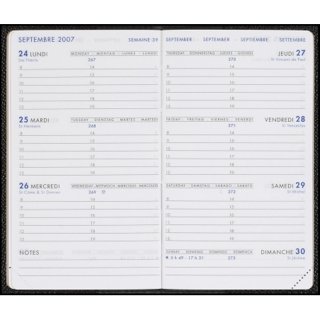 Recharge Agenda 2025 - Agenda Moderne Hebdoplan