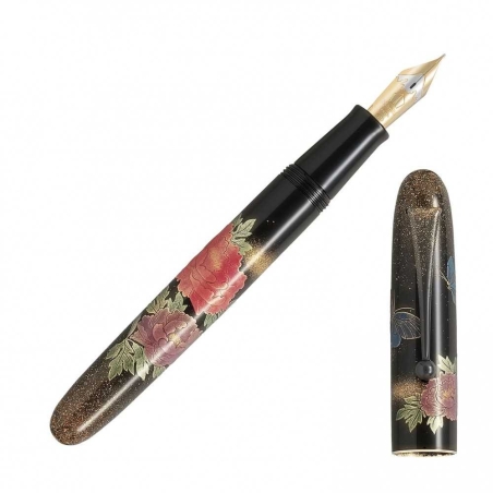 Stylo plume Yukari Royale Pivoine Et Papillon - Namiki