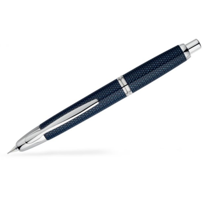 Stylo plume Capless Rhodié - Graphite Bleu - Pilot