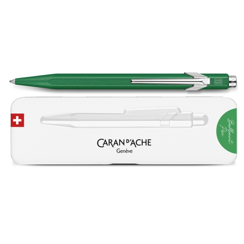 Stylo Bille 849 COLORMAT-X Vert - Caran d'Ache