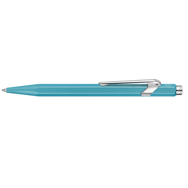 Stylo Bille 849 COLORMAT-X Turquoise - Caran D'Ache