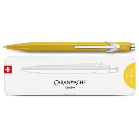 Stylo Bille 849 COLORMAT-X Jaune - Caran d'Ache