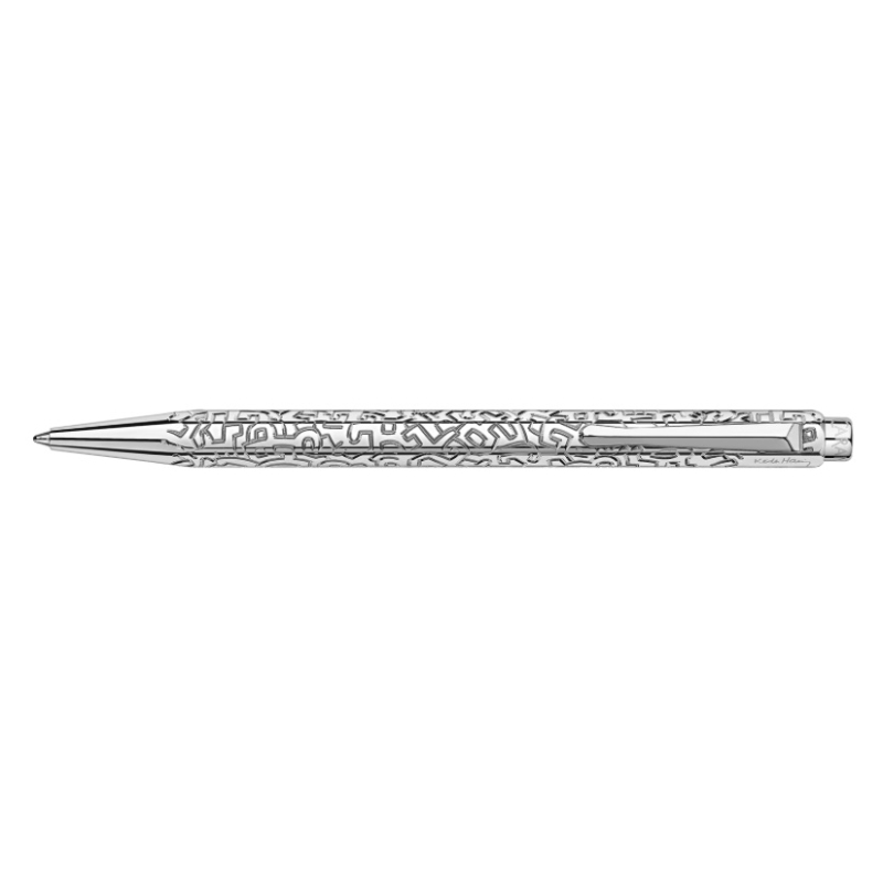 Set ECRIDOR KEITH HARING Stylo Bille & Étui en Cuir - Édition Spéciale