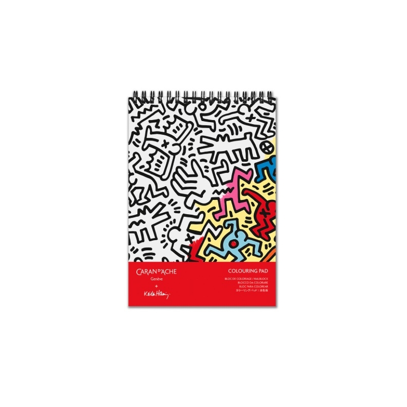 Bloc de coloriage A5 KEITH HARING – Édition Spéciale