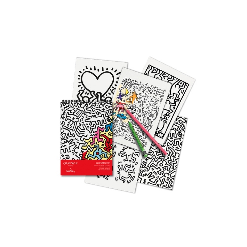 Bloc de coloriage A5 KEITH HARING – Édition Spéciale