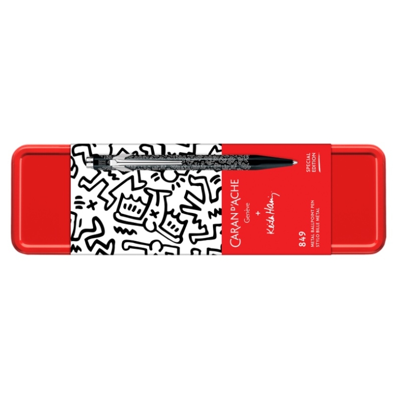 Stylo Bille 849 KEITH HARING Noir - Édition Spéciale