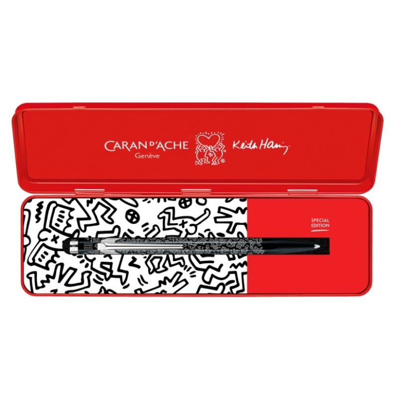 Stylo Bille 849 KEITH HARING Noir - Édition Spéciale