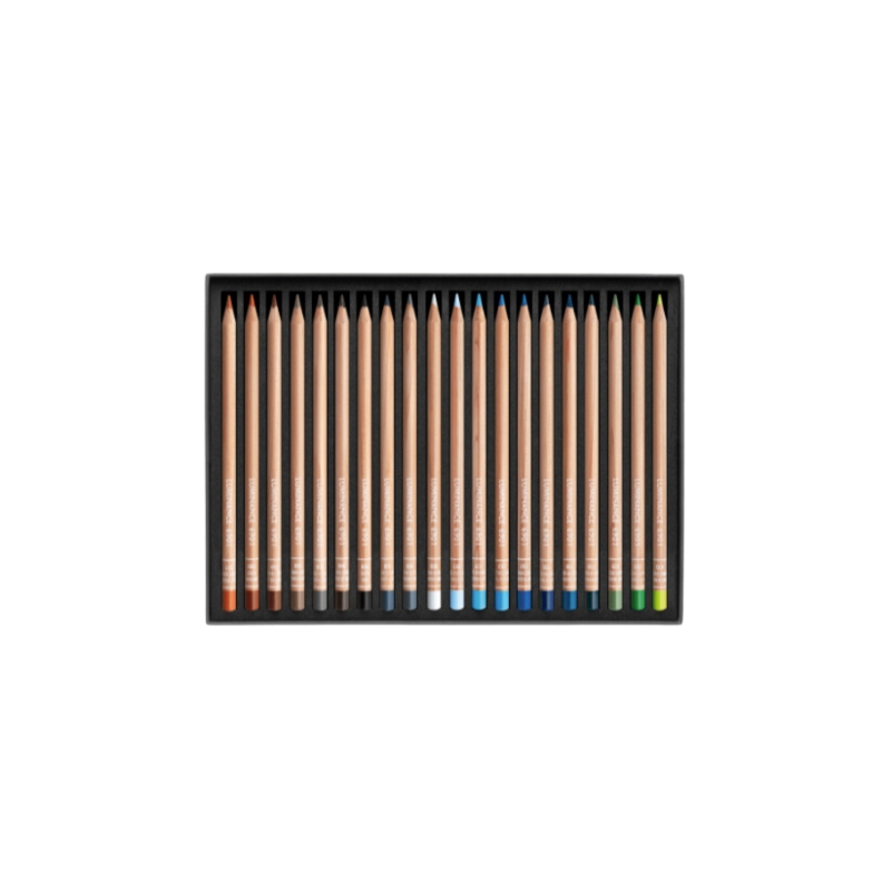 Boîte 40 Couleurs LUMINANCE 6901 - Caran d'Ache