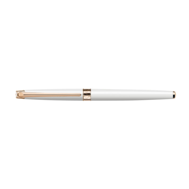 Stylo Plume LÉMAN SLIM Blanc Or Rose - Caran d'Ache