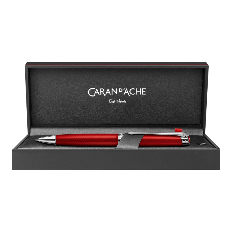 Stylo Bille LEMAN SLIM Rouge Carmin - Caran d'Ache