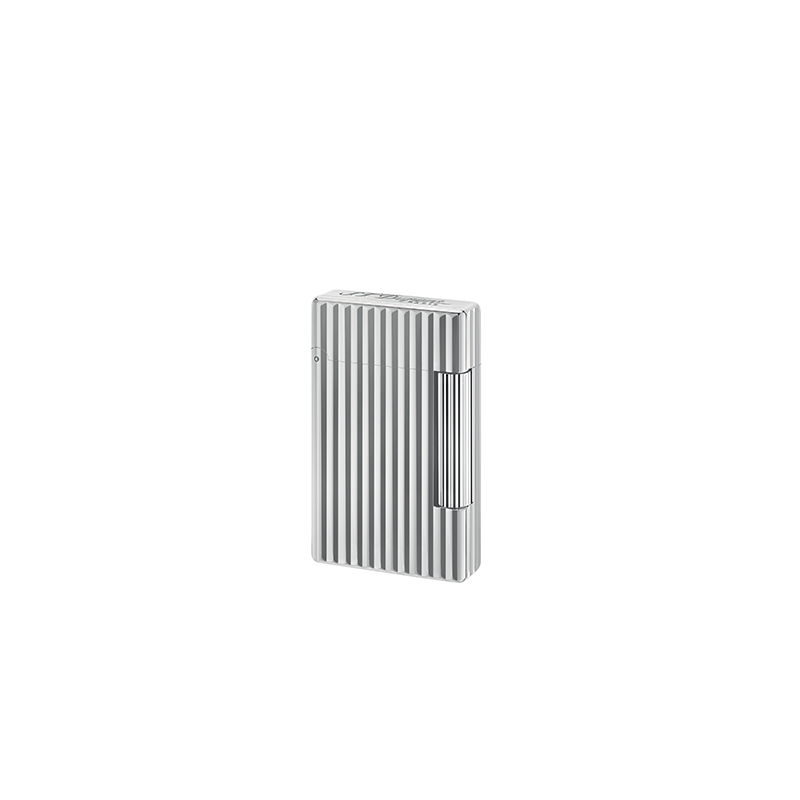 Briquet ST Dupont Initial Ligné Bronze Blanc