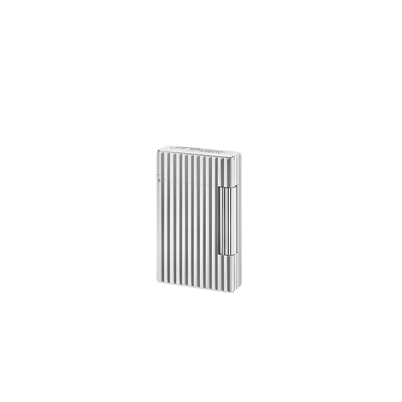 Briquet ST Dupont Initial Ligné Bronze Blanc