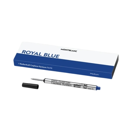 1 recharge pour rollerball sans capuchon (M) royal blue - Montblanc