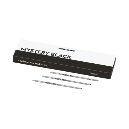 3 recharges pour stylo bille petit modèle Mystery Black - Montblanc