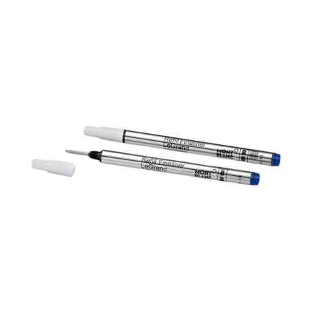 2 Recharges de feutre fin Legrand (B) Royal Blue - Montblanc