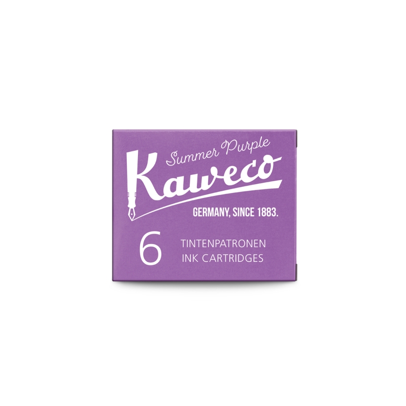 Cartouches d'encre, lot de 6, Violet - Kaweco