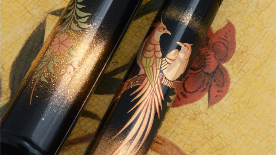 Stylo plume Yukari Oiseaux enlacés de Namiki.
